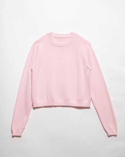 Fine cotton crewneck