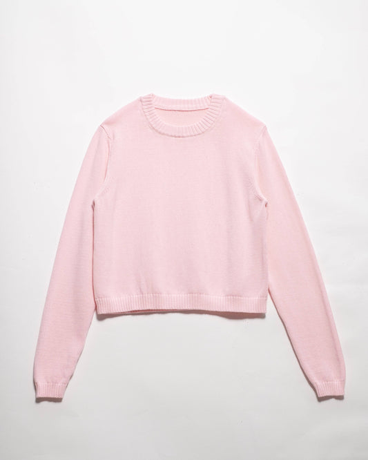 Fine cotton crewneck