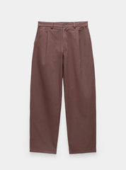 Relaxed pleated pants