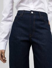 Straight-leg jeans