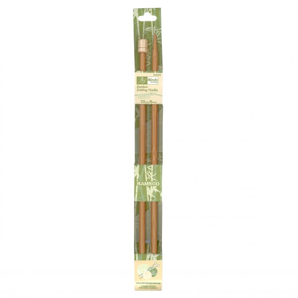 Bambus-Stricknadeln 25cm