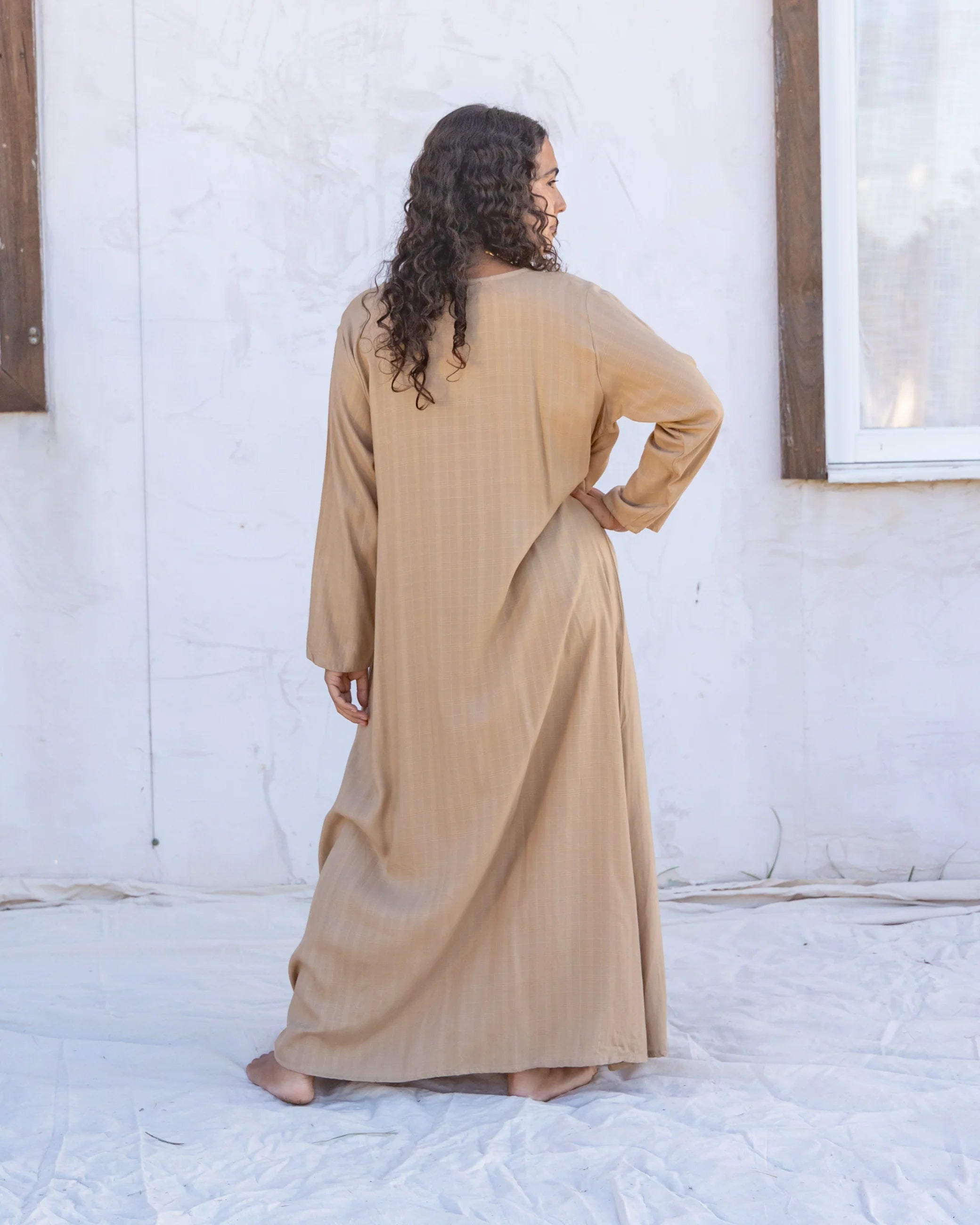 Santo Wrap Dress | Organic Sugarcane