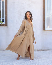 Santo Wrap Dress | Organic Sugarcane