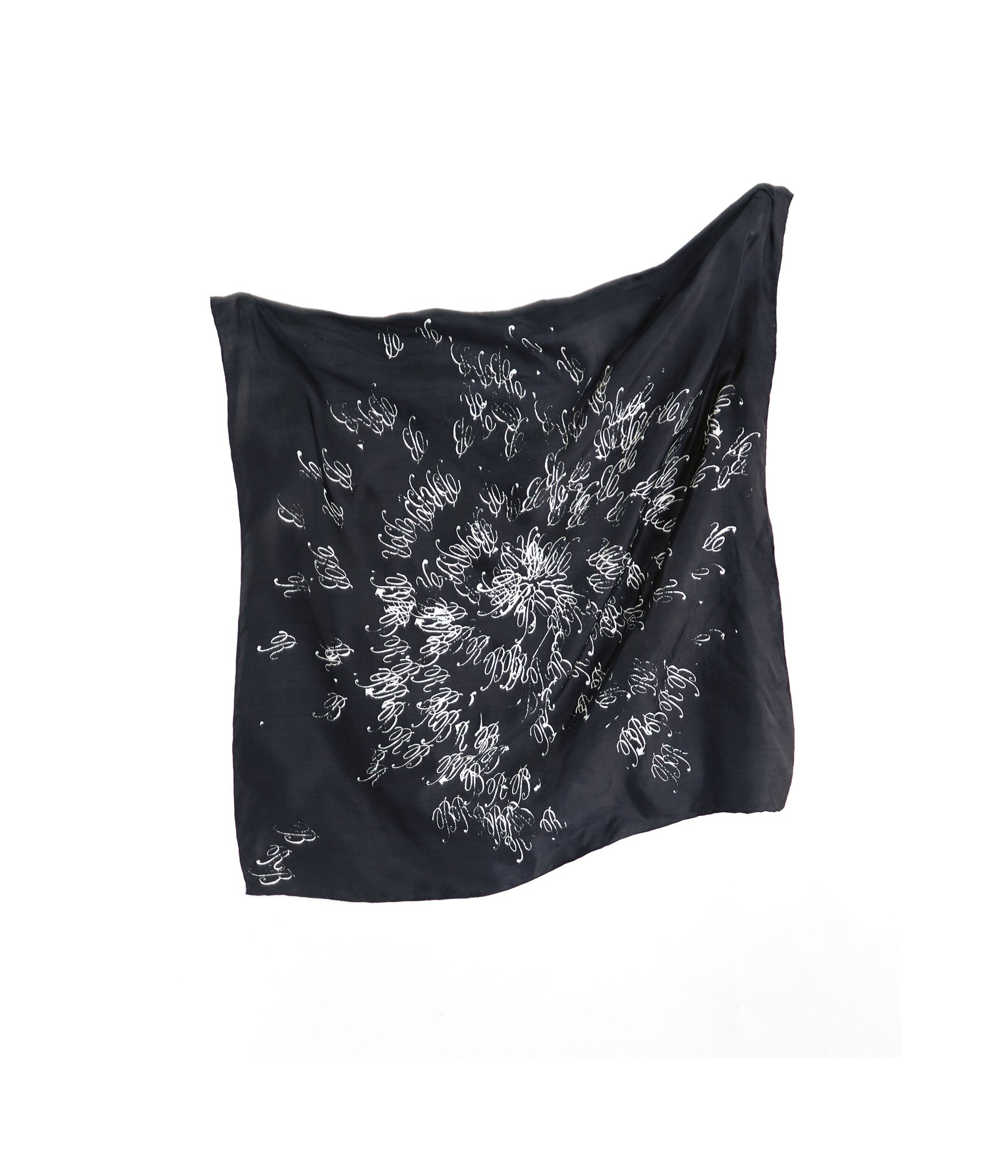 B–R–B just Spiralling Scarf | Black