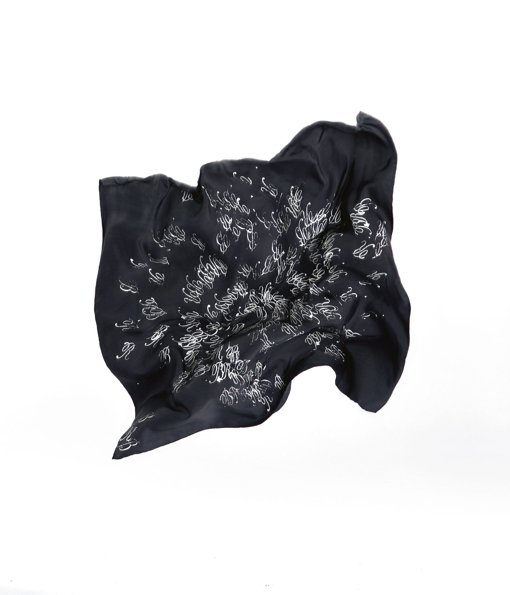 B–R–B just Spiralling Scarf | Black