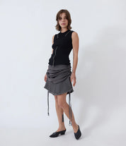 MANIPULATION SKIRT | Grau