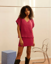 Lapas Mini Skirt: Cotton