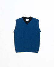 College Vest | Navy & Blue