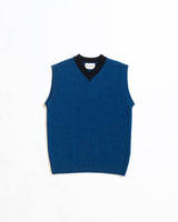 College Vest | Navy & Blue